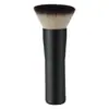 Brocha para Polvo de Cabeza Plana, Brocha Ultra Suave para Polvo Suelto, Brocha Portátil para Fijar el Rostro para Principiantes, Brocha para Rubor, Brocha Herramienta de Belleza