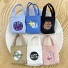 Labubu Gaga Hermana Kt Gato Piernas Largas Zsiga Lona Bolso Pequeño de Hombro Mini Bolso de Mano para Compras Bolsa de Tela Muñeca de Juguete de Moda