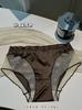 Ropa Interior Dulce de Encaje Estilo Japonés Seda Satén de Alta Elasticidad Costuras en Contraste Cómoda Transpirable Braguitas con Entrepierna Bacteriostática para Mujer