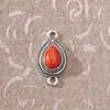 Nuevo Pasador Ovalado de Cristal Incrustado Tocados Accesorios de Joyería DIY Colgante para Cinturón Ropa