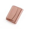 Monedero para mujer de cuero genuino japonés transfronterizo, monedero mini de alta gama para mujer, monedero de piel de vaca para mujer, monedero
