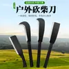 Cuchillo de Cortar Engrosado, Cuchillo para Tala de Árboles, Cuchillo de Cortar de Bambú Forjado de Una Pieza, Cuchillo de Cortar Grande, Cuchillo para Tala de Árboles de Granja al Aire Libre