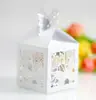Caixa de doces vazada para casamento transfronteiriço Caixa de doces Dourada a Laser caixa de papel borboleta para festa de fim de ano suprimentos de casamento atacado