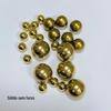 Materiais Ecológicos DIY Contas Sólidas Contas Não Porosas Pingente Colar Pingente Cobre em Branco Bola Sólida Não Porosa Bola de Metal Joias