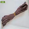 Corda de algodão colorida de 3-4 mm para acessórios de pulseira DIY, corda de algodão fiada no núcleo artesanal, corda para tapeçaria e fio de algodão para amarração
