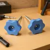 Venda imperdível de fábrica m6m8m10 galvanizado com soquete sextavado azul Torx nylon cabeça de borracha parafuso de mão parafuso de alça