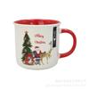 Taza de Cerámica de Papá Noel Personalizada Taza de Recuerdo para Evento Navideño de Negocios para el Hogar para Desayuno Leche