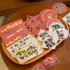 Pacote de Adesivos Ketchup Girl Série He Kaka Tema Café Estilo Chinês Colagem Base DIY Adesivos Decorativos
