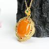 Colgante de Ámbar Natural Guan Yu Colgante de Collar de Cera de Abeja Miel Pura Fábrica Vintage Venta al por Mayor Dropshipping S4022703