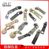 Metal No. 5 Tiradores de Cremallera Accesorios de Ferretería para Equipaje Fabricante Puede Personalizar Logo Pestaña Tiradora Etiqueta Tiradora Colgante Cabeza de Cremallera