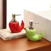 Botellas de Cerámica para Jabón de Manos de Chile de Alta Calidad al por Mayor, Gel de Ducha para Baño, Botellas Vacías de Tipo Prensa para Detergente de Lavandería, Botellas Reutilizables