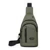 Bolso de Pecho para Hombre Nuevo Versátil Bolso Cruzado en el Pecho Ligero Tela Oxford Multicapa Viaje Deportes Bolso de un Solo Hombro Mochila de Moda