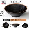 Louça Simples de Melamina Tigela para Macarrão Especial para Loja de Macarrão Tigela Comercial Preta Imitação Porcelana Plástico Cônico Tigela para Sopa Macarrão Sopa de Macarrão de Arroz
