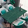 Toalha de Mesa de Couro Simples Moderna Impermeável e à Prova de Óleo Descartável Retangular para Mesa de Jantar Tapete de Mesa de Couro PVC Toalha de Mesa para Mesa de Café