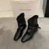 Botas Melard de media pantorrilla que aumentan la altura para mujer, botas cortas nuevas de moda otoño e invierno 2026, botas de montar estilo pantalón ajustadas