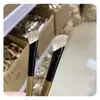Pelo de Zorro Nieve Nariz de Hoz Sombra de Ojos Pincel Yamanaku Cabeza Inclinada tamaño pequeño Grande Cangzhou Pincel de Maquillaje Profesional Tubo de Cobre Sándalo Verde