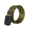 Cinto de nylon masculino YKK genuíno, cinto de segurança sem ferro, não metálico, com cabeça de plástico, para calças