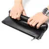 Bolsa de mão nova de couro macio transfronteiriça bolsa envelope masculina clutch de alta capacidade clutch de negócios de ponta bolsa masculina moderna