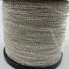 Corrente de prata de lei S925 corrente de extensão de cauda corrente DIY colar pulseira tornozeleira prata de lei corrente solta corrente semi-acabada corrente atacado