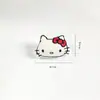 Broche de Peluche con Estampado de Dibujos Animados Muñeca Accesorios DIY para Niños Sombrero Bufanda Pasador Colgante Accesorios de Muñeca Colgante