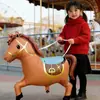 Balões de Folha de Alumínio de Pônei Nobre de Desenho Animado para o Ano Novo de 2026 Decoração de Festa de Aniversário Infantil Barraca de Mercado Noturno Atacado