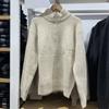 Ropa Estilo Japonés para Hombre y Mujer 24 Otoño e Invierno Suéter de Punto con Media Cremallera Suéter Suave de Manga Larga 469473