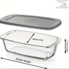 Molde para Hornear Tarta de Queso Ligera, Pan Tostado, Pastel de Queso y Yogur, Plato de Vidrio Especial Resistente al Calor, Envío Directo de Una Pieza