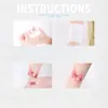 Adesivos de Tatuagem Coloridos Pintados à Mão a Lápis para Mulheres, À Prova D'Água, Longa Duração, High-End, Frescos, Ins, Braço, Clavícula, Desenho Animado, Fofo