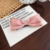 Bonito arco tridimensional hairpin menina rosa franja clipe orelhas pequenas cocar pequeno livro vermelho recomendar clipe superior