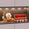 Gato da Sorte armazenamento de chaves de casa decoração de corredor armário de sapatos para porta decoração de sala de estar decoração de casa presente de inauguração de casa novo lar