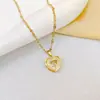 Colar para Mulheres, Banhado a Cobre com Pingente de Ouro Real, Corrente para Clavícula, Moda de Luxo Versátil Nicho Nova Coleção de Acessórios
