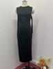 Vestido sexy de verano 2024 para chica, con cuello redondo, espalda descubierta, abertura alta, color sólido, estilo transfronterizo europeo y americano, Amazon, transfronterizo