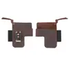 Funda de Cuero para Cuchillo Portátil Soporte para Navaja Bolso Táctico de Cintura para Herramientas EDC Soporte para Linterna Montado en la Cintura Herramienta de Supervivencia Bolso Grueso para Herramientas
