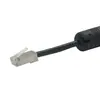 Cable de Conexión de Computadora DB9 a RJ45 Macho con Anillo Magnético Cable de Monitoreo de Red Cable de Conexión de Equipo de Motor