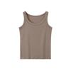 Chaleco deportivo camisola roscada para mujer para uso exterior e interior sin desgaste, con fondo antiexposición, sin mangas, corto para primavera y verano.