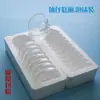 Atacado de fábrica tigela pequena de vidro transparente prato de tempero de cozinha prato de molho prato de vinagre tigela para mergulhar molho de alho Tigela Tigela