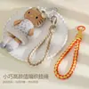 Lanyard para Teléfono Tejido Hecho a Mano Más Vendido en Amazon Encanto para Teléfono con Hebilla de Anillo Redondo Creativa Correa de Muñeca Anti-pérdida Estilo Europeo y Americano