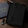 Suéter de Cachemir para Hombre Cuello Alto Medio Prenda de Primera Línea Sin Costuras Talla Grande Tejido Suéter Cálido Versátil Camisa Base Top de Color Sólido