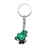 Centenas de St. Pingentes de Chaveiro Dia de São Patrício, Decorações de Chaveiro Chapéu Verde DIY de Borracha Macia em PVC, Itens de Presente