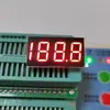 Tubo Digital LED 188.8 Fuente de Alimentación Móvil Pantalla Digital 0.36 pulgadas Fila Única 6 Pines Luz Roja Pantalla Digital