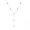 Moda transfronteriza exquisito collar largo en forma de Y, no se decolora, elegante y versátil, adecuado para ir al trabajo, accesorio de cuello de lujo ligero al por mayor