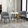 Juego de Mesa y Sillas de Comedor de Negociación Nórdico Imitación Madera Maciza Moderno Minimalista Apartamento Pequeño Balcón Creativo Ocio Sillas para Tienda de Té con Leche
