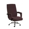 Funda Gruesa Universal para Silla de Oficina, para Silla de Computadora, Silla Ejecutiva Ajustable y Giratoria con Reposabrazos y Respaldo Elásticos