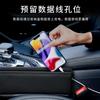 Caixa de Armazenamento para Vão de Assento de Carro em Couro, Acessório Popular Multifuncional para Armazenamento no Console Central do Interior do Carro