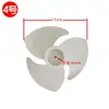 Ventilador Circulador de Aire Universal 150/170/180mm Ventilador de Piso Tipo Turbina Accesorios Aspas del Ventilador Tres Aspas