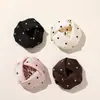 Clip para el pelo, coletero, accesorio para la cabeza, broche, accesorio floral para la ropa, de tela roja de lunares vintage, suave y favorecedor, rosa DIY