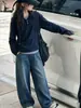 Conjunto de Niña 2026 Otoño Nuevo Estilo: Conjunto de Dos Piezas para Niños Mayores con Sudadera con Capucha y Jeans, Atuendo de Otoño Estilo Coreano