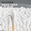 Bastoncillos de algodón de doble punta con temática de gato en caja, 100 piezas, bastoncillos de bambú desechables para maquillaje, en stock, venta al por mayor de fábrica