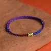 Pulsera de Hilo Rojo para Hombres y Mujeres, Pulsera de Hilo Rojo Verde de la Suerte para el Año de Nacimiento, Tobillera de Buena Suerte, Pulsera del Festival del Bote del Dragón