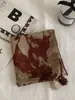 2026 Colgante de Borla para Año Nuevo Bufanda Cuadrada Ropa Artística Retro Combinación Bufanda Delgada de Seda Protección para el Cuello Bufanda Estilo Celebridad Nueva